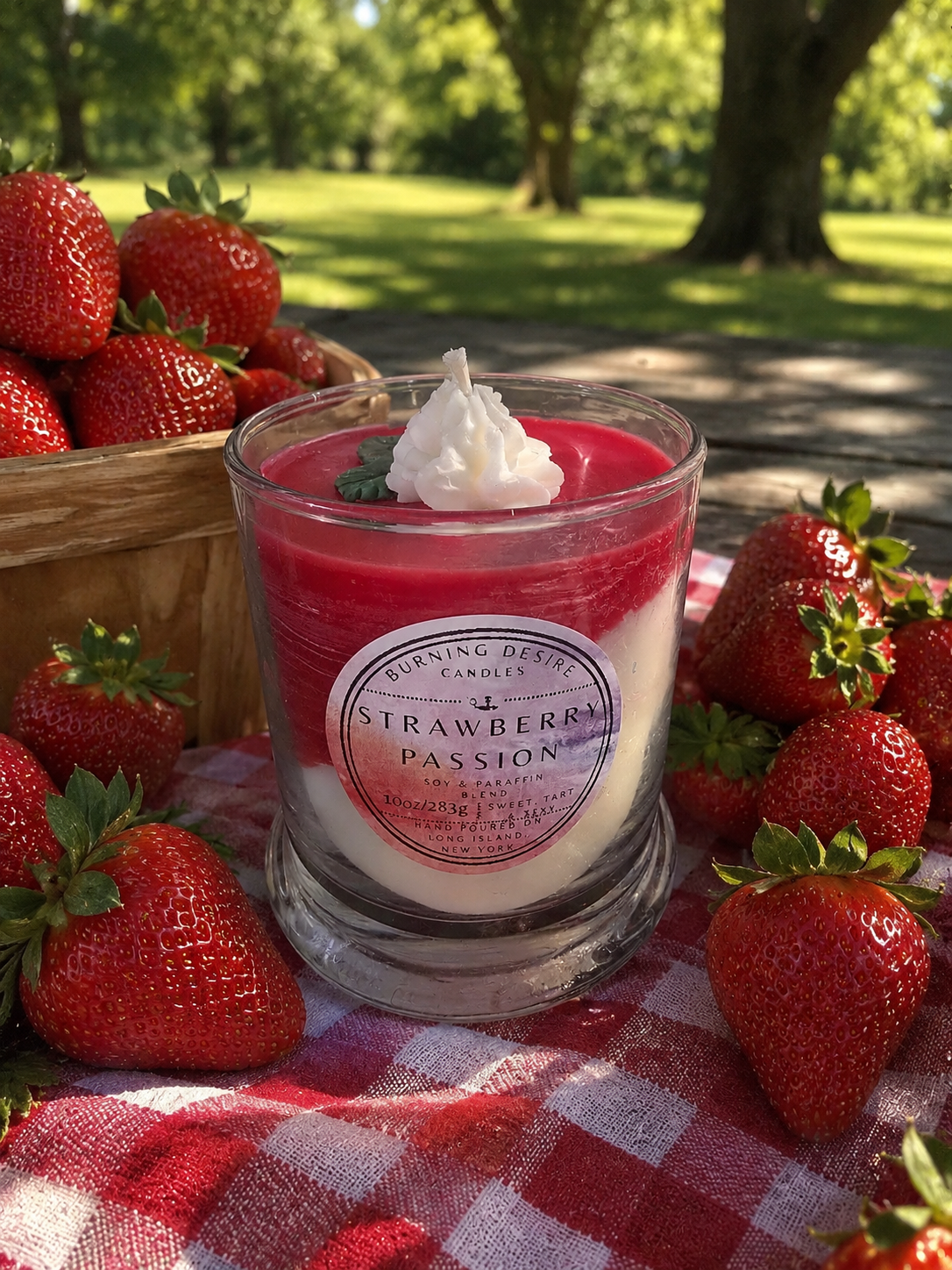 Burning Desire Strawberry Passion candle